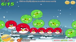 Angry Birds Kick Out Green Pigs vs Kick Piggies - RED AND STELLA BIRDS KICK HUGE SQUARE PIG!