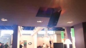 Потолочный кронштейн для телевизора с электроприводом Maior Flip 900