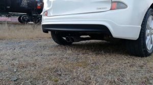 Выхлоп Modellista на Toyota Ractis II