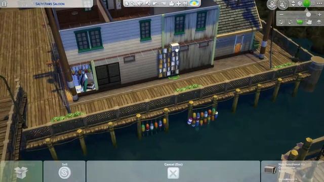 Fish Market || The Sims 4 Speed Build смотреть онлайн