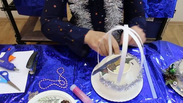 Новогодний мастер-класс  "Птичка в клетке" смотреть онлайн