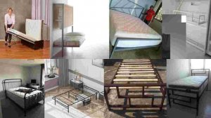 Metal frame foldable beds design ideas