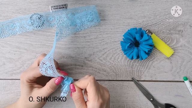 Самые простые бантики!!! Бантики из кружева и шифоновой ленты смотреть онлайн