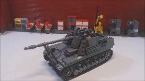 ЛЕГО  ТАНК  Nashorn (Носорог) .ЛЕГО САМОДЕЛКА.