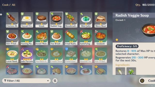 اصنع شوربة خضار الفجل اللذيذة | Make Delicious Radish Veggie Soup | genshin impact смотреть онлайн