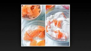 Цукаты из грейпфрутовых корочек