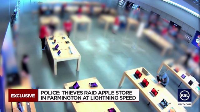 Thieves raid Farmington Apple store at lightning speed смотреть онлайн