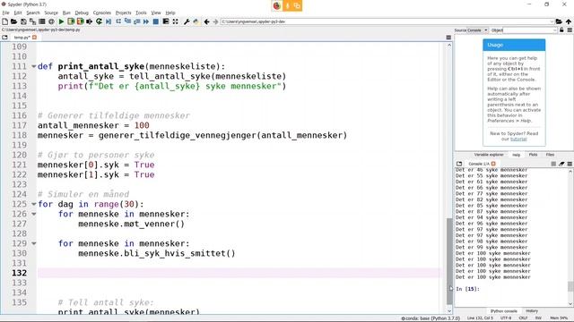 Pandemisimulering i Python - del 2 (1. april) смотреть онлайн