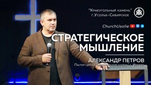 "Стратегическое мышление" Александр Петров |16.06.2024