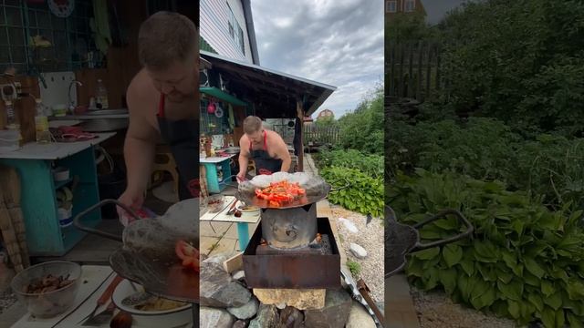 ГОТОВИМ КУРИЦУ С ОВОЩАМИ НА САДЖЕ