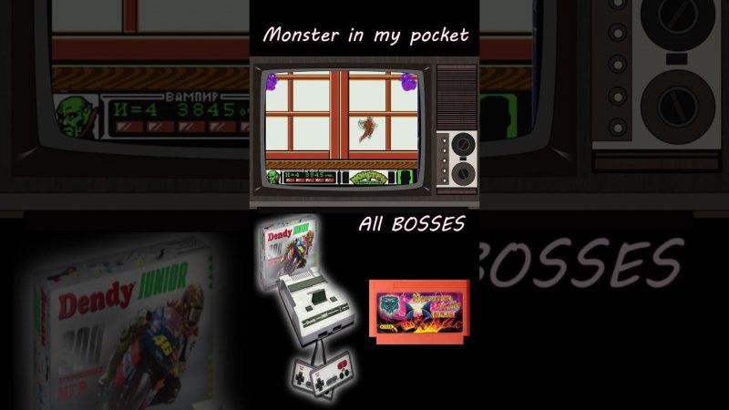 Monster in my pocket - all bosses #shorts  #action #nes #monsterinmypocket