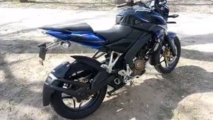 BAJAJ PULSAR NS 200. Звук, куговой обзор, внешний вид