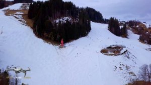 Kitzbühel (Tyrol, Austria) bird's eye view 4K, Китцбюэль(Тироль,Австрия) с высоты птичьего полёта 4