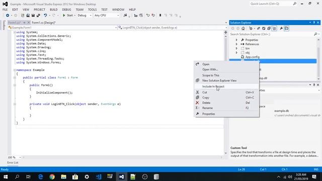 Login Form in C# Windows Form Using SQLite Database with SQL Injection Protection смотреть онлайн