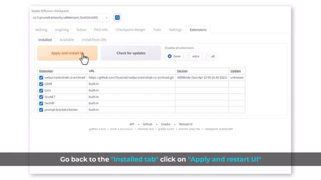 How to install AUTOMATIC1111 with ControlNET v1.0 смотреть онлайн
