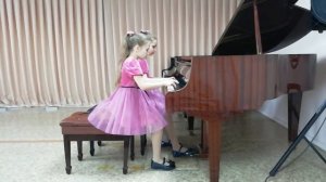 Сницкая Таисия, 9 лет, Лифо Анастасия, 9 лет, ДШИ №76, Ф. Шпиндлер, Весенние цветы.