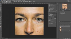 КАК УБРАТЬ МЕШКИ И СИНЯКИ ПОД ГЛАЗАМИ В ФОТОШОП