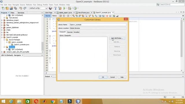 How to add OpenCV in java NetBeans смотреть онлайн
