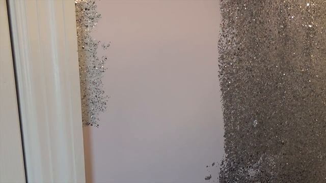 DIY glitter walls