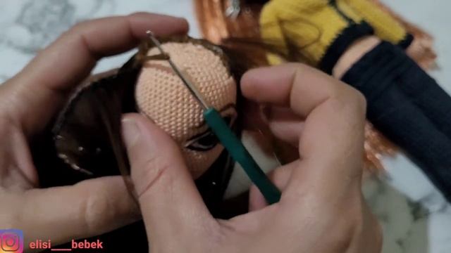 SENTETİK SAÇ NASIL TAKILIR? #amigurumi #amigurumisentetiksaç HOW IS SYNTHETIC HAIR INSTALLED? смотреть онлайн