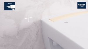 Установка сиденья-биде GROHE с системой инсталляции GROHE Rapid SLX