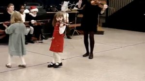 Clementine's First Violin Recital!