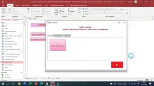 Tutorial 53 : Cara mudah membuat Menu utama dan Switchboard Manager Ms. Access