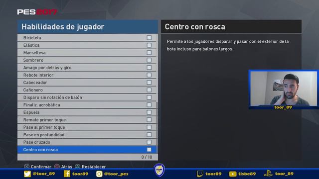 PES 2017 | Tutorial Habilidades del Jugador | toor_89 смотреть онлайн