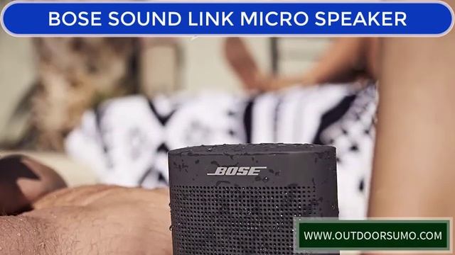 Bose SoundLink Micro Bluetooth Speaker Small Portable Waterproof Speaker with Microphone Black ODS