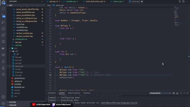 Qat Dev #4 - Syntax for Tuples and Maps