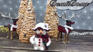 Новогодний декор⛄️ в СКАНДИНАВСКОМ стиле