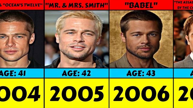 Evolution: Brad Pitt From 1987 To 2024 смотреть онлайн
