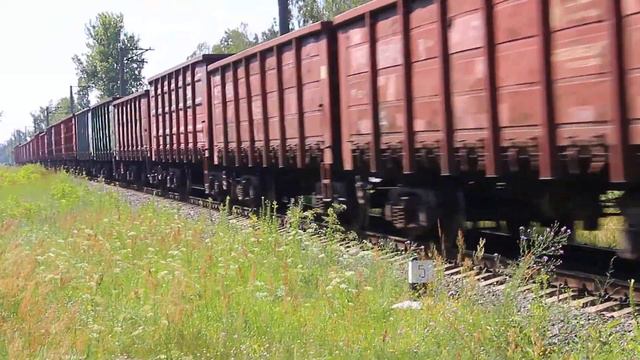 2М62-0972 (БЧ, ТЧ-6 Волковыск, 2Д49) с коротким поездом (27 у.в.) на Северном обходе смотреть онлайн