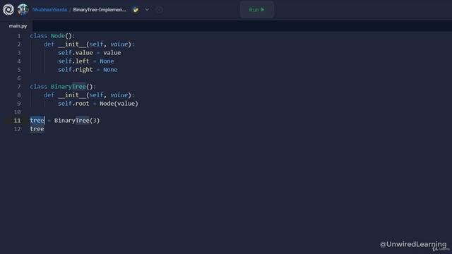 Binary Tree Implementation | Data Structures and Algorithms Python | The Complete Bootcamp
