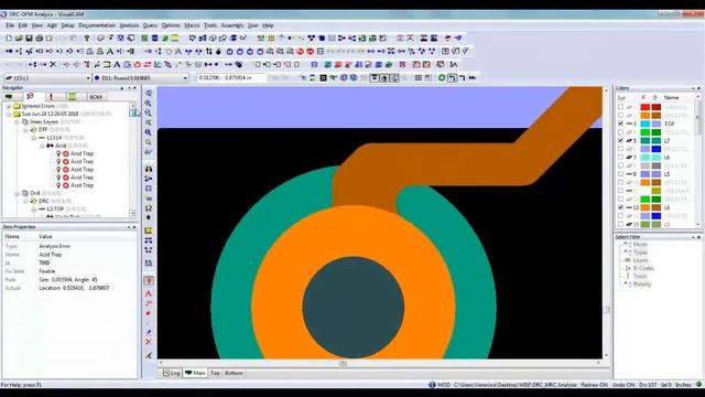 WISE VisualCAM - просмотр и исправление DRC/DFM ошибок смотреть онлайн