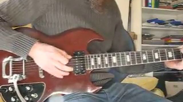 Vintage Gibson SG Deluxe 1971 смотреть онлайн
