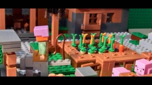 Долгая ночь в деревне_ Lego minecraft (1)