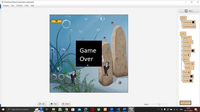 PROG1001 Programming 1   Assessment 1 Solution Greenfoot Game Southern Cross University