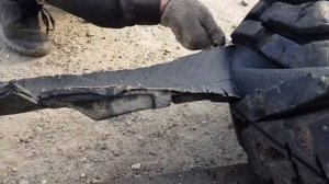 обдираем колеса для вездехода