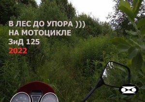 В лес до упора на мотоцикле ЗиД 125