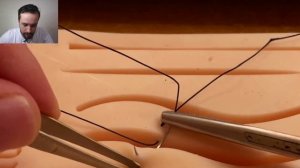 Шьем по Альговеру. Типа Донати, но косметичнее. Лайфхаки. Иглодержатель не выдержал напряжения.