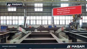 Автоматическая линия сборки, сварки и правки двутавровой балки.mp4