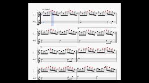 Pop corn for guitar ensemble video by G.B.project