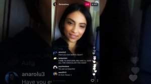 Floriana Lima Instagram Livestream throwback