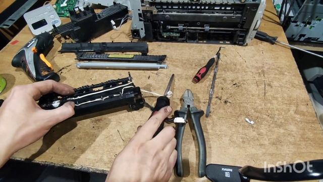 Samsung SCX-3400 Не запекает, грязная печать, хруст, ремонт печки, чистка роликов смотреть онлайн