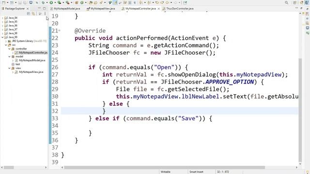 Java 99. Cách mở file hoặc lưu file trong Java Swing смотреть онлайн