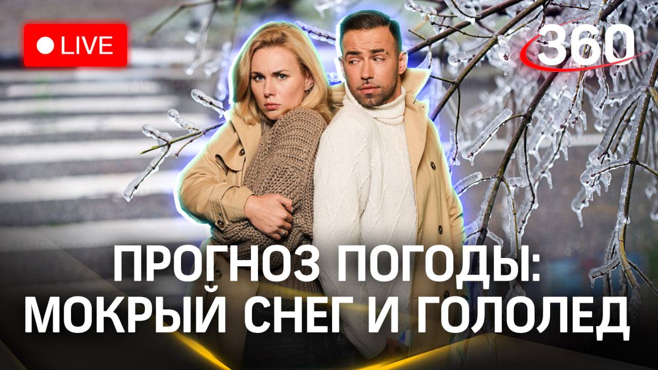 Метеострим 360: мокрый снег и гололед. Прогноз погоды | Шубенков. Засобина