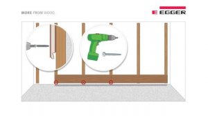 Montageanleitung für die Wandverkleidung mit Laminatdielen! JUST clic!