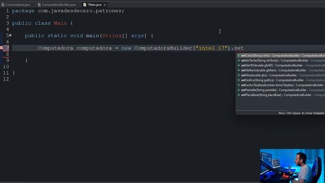 Java desde 0. 27) Patrones de diseño Builder y Prototype