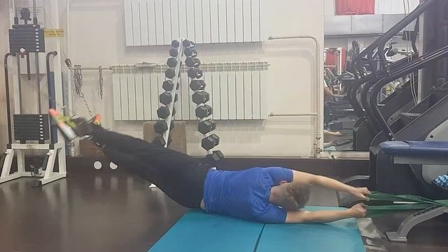 Растяжка спины на тренажере Бубновского #упражнения #растяжка #здороваяспина